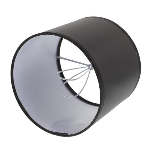 CLISPEED 2 Stück Runder Lampenschirm aus Schwarzem Leinenstoff Zylindrischer Lampenschirm für Tischlampe Dekorativer Lampenabdeckung Ersatzschirm für Schreibtischleuchte CLISPEED 2 Stück Runder Lampenschirm aus Schwarzem Leinenstoff Zylindrischer Lampenschirm für Tischlampe Dekorativer Lampenabdeckung Ersatzschirm für Schreibtischleuchte von CLISPEED