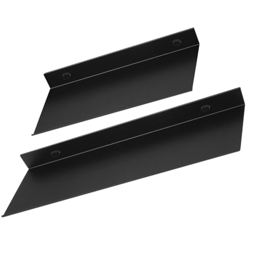 CLISPEED 2 Stück Schwarzes Teiliges Wandregal aus Metall Rostfreies Badezimmer und Küchenaufbewahrungssystem Stabile Wandmontage für Toiletten und Haushaltsutensilien CLISPEED 2 Stück Schwarzes Teiliges Wandregal aus Metall Rostfreies Badezimmer und Küchenaufbewahrungssystem Stabile Wandmontage für Toiletten und Haushaltsutensilien von CLISPEED