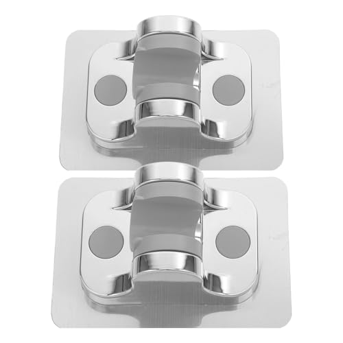CLISPEED 2 Stück Selbstklebender Duschkopfhalter für Wand Verstellbarer Handbrause Halter für Badezimmerzubehör Silber ohne Bohren für Duschgrößen CLISPEED 2 Stück Selbstklebender Duschkopfhalter für Wand Verstellbarer Handbrause Halter für Badezimmerzubehör Silber ohne Bohren für Duschgrößen von CLISPEED