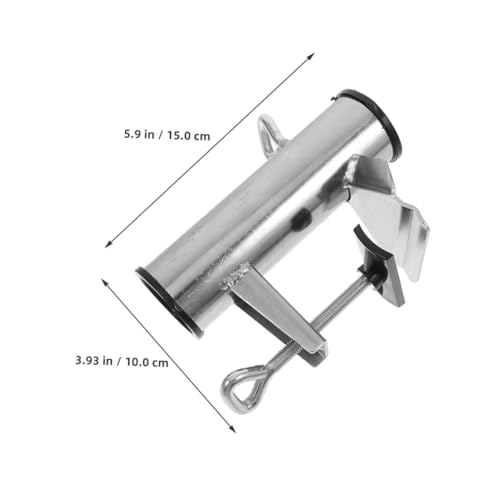 CLISPEED 2 Stück Sonnenschirmhalter aus Robustem Material Verstellbare Klammer für Balkon Terrasse Garten und Strand Befestigungsklemme für Tisch und Geländer Stabile CLISPEED 2 Stück Sonnenschirmhalter aus Robustem Material Verstellbare Klammer für Balkon Terrasse Garten und Strand Befestigungsklemme für Tisch und Geländer Stabile von CLISPEED