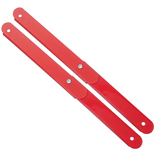 CLISPEED 2 Stück Teiliges Aluminiumlegierung Klappscharnierset für Leiter Stabile Dachbodenleiter Ersatzteile mit Roter Stange Langlebige Faltscharnier für Sichere Steighilfe von CLISPEED