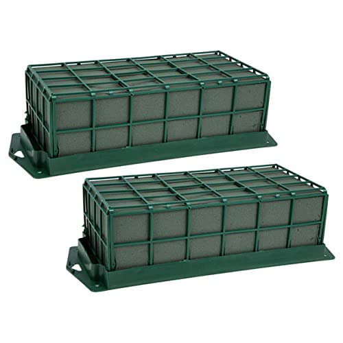 CLISPEED 2 Stück Teiliges Blumenschaum Käfig aus Langlebigem PP und Schwamm Wasserabsorbierend für Frischblumen für DIY Blumengestecke Wand und Türdekorationen Hochzeiten und von CLISPEED