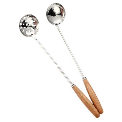 CLISPEED 2 Stück Teiliges Edelstahl Suppenkellen Dicke Langlebige Haushaltsschöpflöffel mit Langem Griff Multifunktionale Küchenutensilien für Ölabscheider Suppen und Eintöpfe Praktisches CLISPEED 2 Stück Teiliges Edelstahl Suppenkellen Dicke Langlebige Haushaltsschöpflöffel mit Langem Griff Multifunktionale Küchenutensilien für Ölabscheider Suppen und Eintöpfe Praktisches von CLISPEED