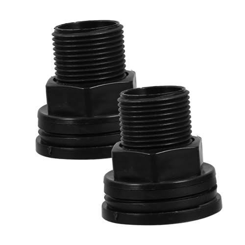 CLISPEED 2 Stück Teiliges Fitting Außengewinde Innengewinde Wasserfester Tankanschluss für Regentonnen Einfache Installation Vielseitig Einsetzbar für Wasserbehälter und Teiche von CLISPEED