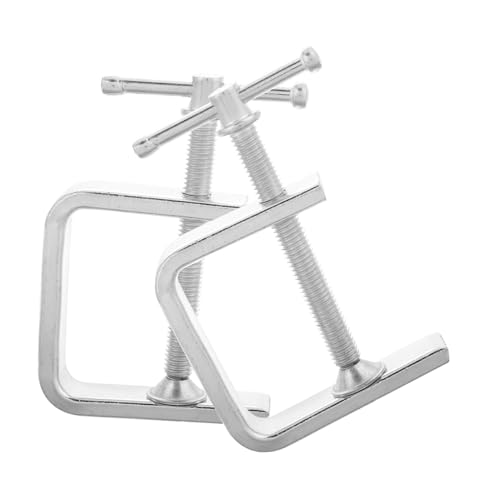 CLISPEED 2 Stück Teiliges G klemmset aus Legiertem Verstellbare Zwingen mit Starkem Hebelmechanismus Vielseitig Einsetzbar für Möbelbau DIY projekte Holz Kunststoff Metallspannungen von CLISPEED