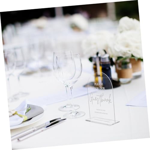 CLISPEED 2 Stück Teiliges Hochzeitstisch-schild Transparent mit Stabilem Sockel Stilvolle Tischdekoration für Hochzeitsfeier Gäste Empfangsschilder Vielseitig für Party und Veranstaltung CLISPEED 2 Stück Teiliges Hochzeitstisch-schild Transparent mit Stabilem Sockel Stilvolle Tischdekoration für Hochzeitsfeier Gäste Empfangsschilder Vielseitig für Party und Veranstaltung von CLISPEED