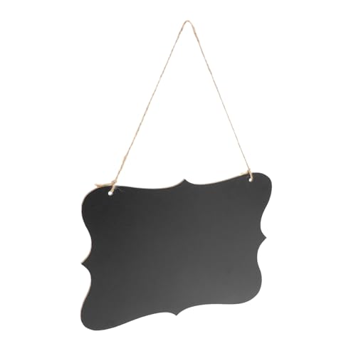 CLISPEED 2 Stück Teiliges Holz kreidetafel Wiederbeschreibbare Dichteplatte Türanhänger für Festliche Innen Heimdekoration Leichte und Geruchsfreie Nachrichtentafel für Laden Party von CLISPEED