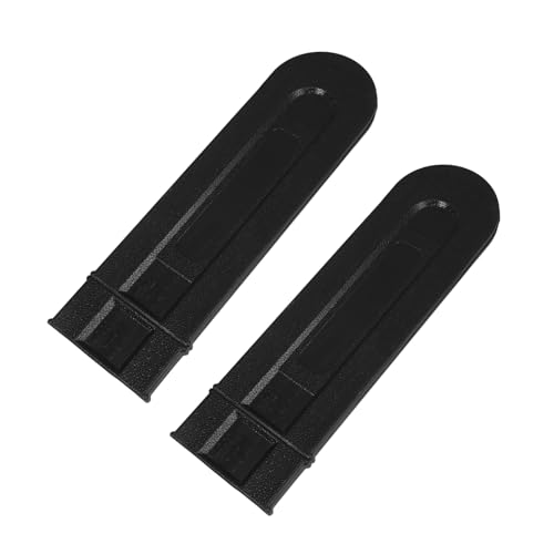 CLISPEED 2 Stück Teiliges Kettensäge Schutzkettenschutz Robustes Kunststoff Führungsplatten Cover Kettensägenabdeckung Langlebiger Schwertschutz für Sicheres Lagern und Transportieren von CLISPEED