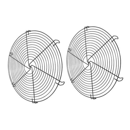 CLISPEED 2 Stück Teiliges Kuchen Abkühlgitter mit Antihaftbeschichtung Luftdurchlässiges Backgitter für Gleichmäßiges Abkühlen von Kuchen Cupcakes und Keksen Robustes von CLISPEED