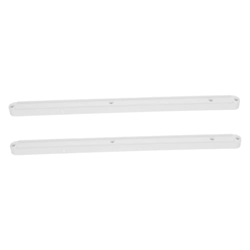 CLISPEED 2 Stück Teiliges Kunststoff Schubladenschienen Reibungsarm Laufende Schubladenführungen für Kommode und Küchenschrank Geräuscharm Belastbar und Einfach zu Montieren von CLISPEED