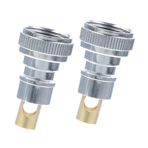 CLISPEED 2 Stück Teiliges Kupfer Schnellkupplungs Adapter für Wasserhähne Automatische Wasserstopp Funktion Universeller Schlauchverbinder für Waschmaschine Spülmaschine Garten und Küche von CLISPEED