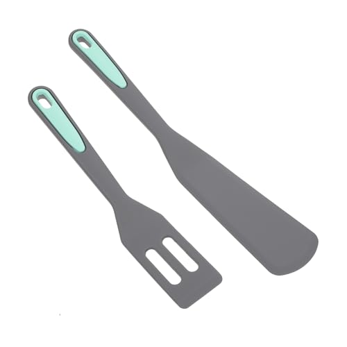 CLISPEED 2 Stück Teiliges Mini Pfannenwender aus Hitzebeständigem Silikon Kratzschonend für Antihaftpfannen für Steak Spiegelei Pizza und Vielseitige Küchenanwendungen CLISPEED 2 Stück Teiliges Mini Pfannenwender aus Hitzebeständigem Silikon Kratzschonend für Antihaftpfannen für Steak Spiegelei Pizza und Vielseitige Küchenanwendungen von CLISPEED