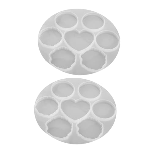 CLISPEED 2 Stück Teiliges Silikonform für Epoxidharz DIY Handyhalter Flexible Wiederverwendbare Unregelmäßige Marmorformen zum Gießen von Individuellen Telefon grips mit Dekorationen CLISPEED 2 Stück Teiliges Silikonform für Epoxidharz DIY Handyhalter Flexible Wiederverwendbare Unregelmäßige Marmorformen zum Gießen von Individuellen Telefon grips mit Dekorationen von CLISPEED