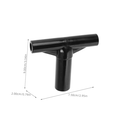 CLISPEED 2 Stück Teiliges T Förmiges Rohrverbinder Trampolin Ersatz Rohrhülsen für Stabile Trampolinrahmen Einfache Montage Kompatibel von CLISPEED