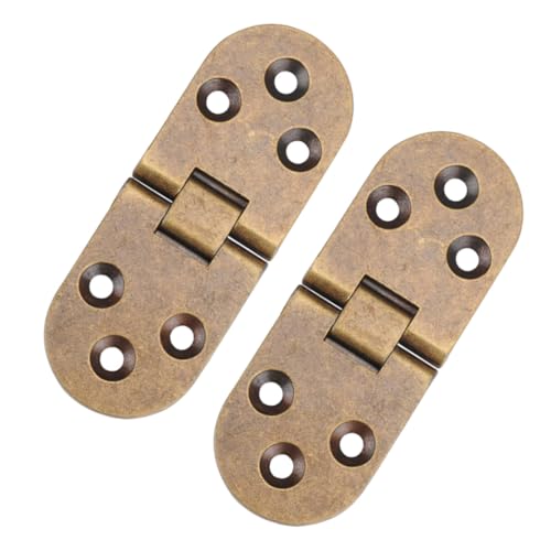 CLISPEED 2 Stück Teiliges Unsichtbare Metallscharniere aus Zinklegierung Langlebig Rostfrei Bronzefarbene Möbelscharnier für Schrank Kleiderschrank Einfache Montage Retro Design für CLISPEED 2 Stück Teiliges Unsichtbare Metallscharniere aus Zinklegierung Langlebig Rostfrei Bronzefarbene Möbelscharnier für Schrank Kleiderschrank Einfache Montage Retro Design für von CLISPEED