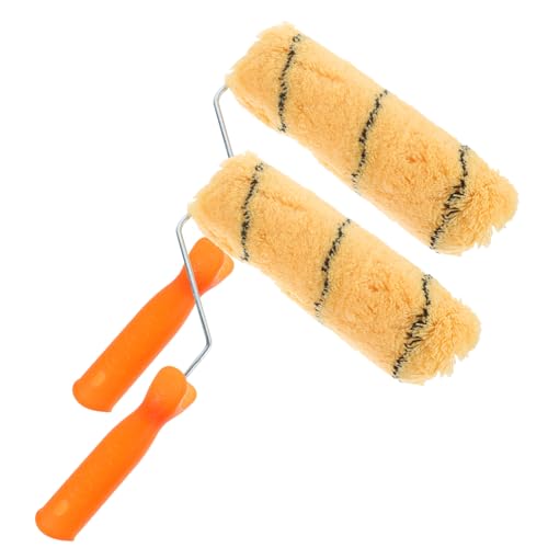 CLISPEED 2 Stück Teiliges Wandfarbe Farbwalze mit Langem Flor für Glatte und Strukturierte Oberflächen DIY Malerwerkzeug für Wände Decken und Möbel Zufällige Farbe Zufällige Farbe CLISPEED 2 Stück Teiliges Wandfarbe Farbwalze mit Langem Flor für Glatte und Strukturierte Oberflächen DIY Malerwerkzeug für Wände Decken und Möbel Zufällige Farbe Zufällige Farbe von CLISPEED