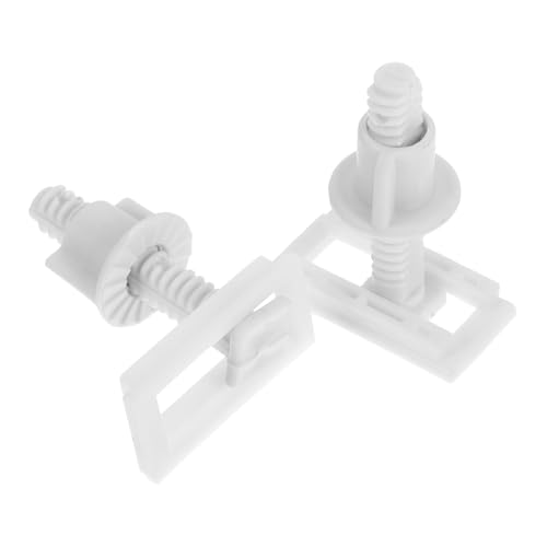 CLISPEED 2 Stück Teiliges Wc sitz Befestigungsset Kunststoff Schrauben und Gummi Spreizdübel Schnellverschluss Montageset Kompatibel für Gängige Toilettensitze Langlebig und CLISPEED 2 Stück Teiliges Wc sitz Befestigungsset Kunststoff Schrauben und Gummi Spreizdübel Schnellverschluss Montageset Kompatibel für Gängige Toilettensitze Langlebig und von CLISPEED