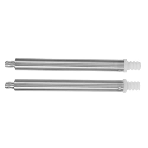 CLISPEED 2 Stück Toilettenbürsten Ersatzgriff Edelstahl Ersatzteil für Untere Stange Robust Langlebig Einfache Montage Kompatibel mit Wc Bürstenstäben von CLISPEED