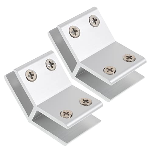CLISPEED 2 Stück Verstellbare Glasklemmen für Glasregale Glashalterung für Dicke Glastafeln Antirutsch Clip für Geländer Treppen und Gartenzaun CLISPEED 2 Stück Verstellbare Glasklemmen für Glasregale Glashalterung für Dicke Glastafeln Antirutsch Clip für Geländer Treppen und Gartenzaun von CLISPEED