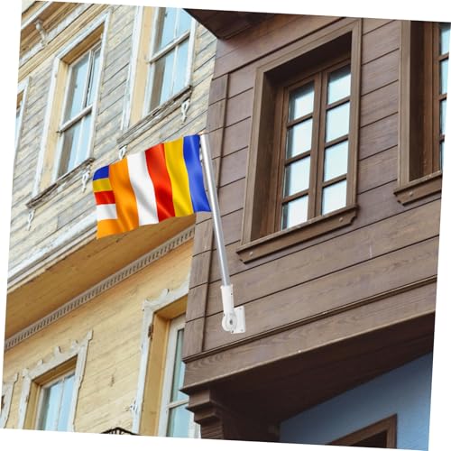 CLISPEED 2 Stück Verstellbare Wandhalterung für Fahnenmast Langlebige Flaggenhalterung aus Stabilem Material Geeignet für Terrasse und Dach Einfach zu Montieren Vielseitig Einsetzbar CLISPEED 2 Stück Verstellbare Wandhalterung für Fahnenmast Langlebige Flaggenhalterung aus Stabilem Material Geeignet für Terrasse und Dach Einfach zu Montieren Vielseitig Einsetzbar von CLISPEED