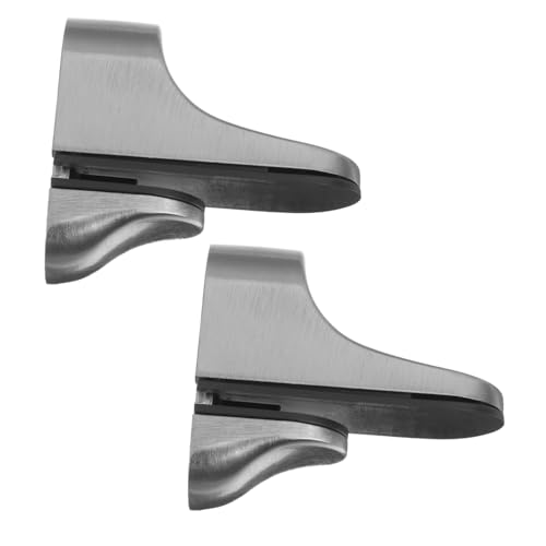 CLISPEED 2 Stück Verstellbare Wandmontage Regalhalterung aus Gebürstetem Nickel Glas und Holzhalter Stabile Glasklemme für Badezimmer und Wohnzimmer Einfache Montage Vielseitig Einsetzbar CLISPEED 2 Stück Verstellbare Wandmontage Regalhalterung aus Gebürstetem Nickel Glas und Holzhalter Stabile Glasklemme für Badezimmer und Wohnzimmer Einfache Montage Vielseitig Einsetzbar von CLISPEED