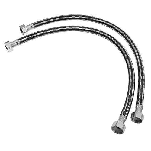 CLISPEED 2 Stück Wasseranschluss Flexibler Wasserzulauf für Bad Waschbecken und Wassererhitzer Rostfrei Dichte Verbindung kein Wasserverlust CLISPEED 2 Stück Wasseranschluss Flexibler Wasserzulauf für Bad Waschbecken und Wassererhitzer Rostfrei Dichte Verbindung kein Wasserverlust von CLISPEED