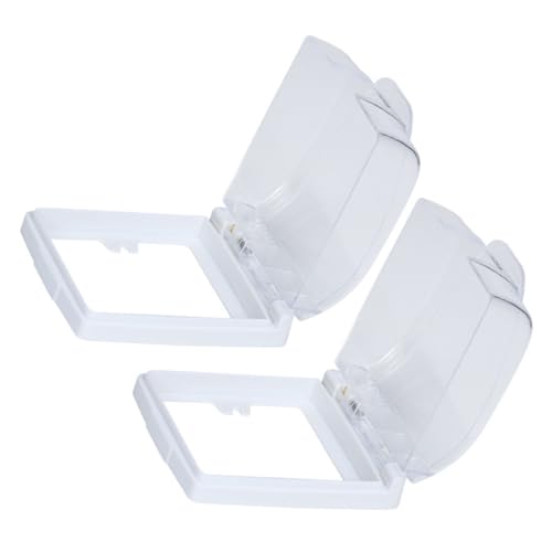 CLISPEED 2 Stück Wasserdichte Transparente Türglocke Abdeckung aus Robustem Abs Kunststoff Regensicherer Schutz für Outdoor Türklingel Spritzwassergeschützt Langlebig Öl und CLISPEED 2 Stück Wasserdichte Transparente Türglocke Abdeckung aus Robustem Abs Kunststoff Regensicherer Schutz für Outdoor Türklingel Spritzwassergeschützt Langlebig Öl und von CLISPEED