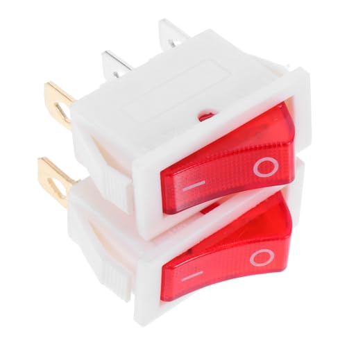 CLISPEED 2 Stück Wasserspender Schalter mit Licht Pin Boot Form Einfach zu Bedienender Wasserdispenser Toggle Schalter mit Licht für Wasserfilter und Reiniger CLISPEED 2 Stück Wasserspender Schalter mit Licht Pin Boot Form Einfach zu Bedienender Wasserdispenser Toggle Schalter mit Licht für Wasserfilter und Reiniger von CLISPEED