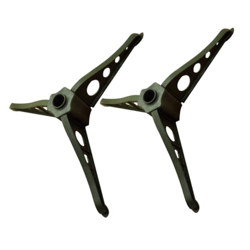 CLISPEED 2 Stück Weihnachtsbaumständer Grüner Tannenbaumhalter Stabiler Christbaumfuß für Künstliche Bäume Einfache Montage Platzsparend Dekorativ von CLISPEED