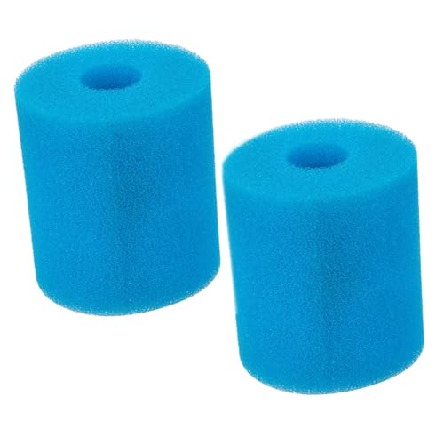 CLISPEED 2 Stück Wiederverwendbarer Filterschwamm Pool Pump Filter Schwammfilter für Schwimmbad Reinigung und Ersatz gegen Schmutz Haare von CLISPEED