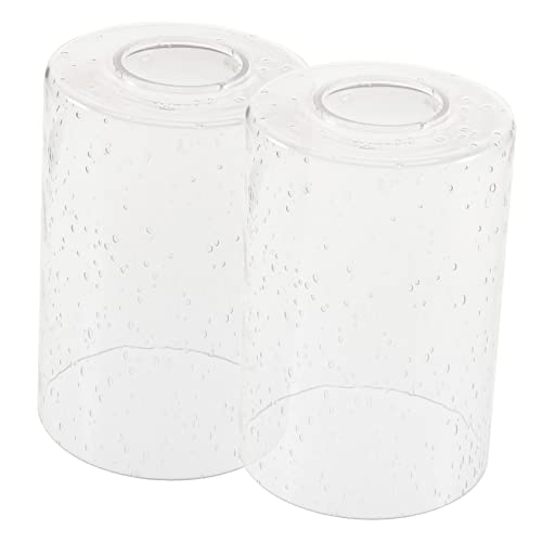 CLISPEED 2 Stück Zylindrische Lampenschirme Ersatzglas für Kronleuchter Hängelampen Leicht Modern Elegantes Design Wohnzimmer Schlafzimmer Hotel CLISPEED 2 Stück Zylindrische Lampenschirme Ersatzglas für Kronleuchter Hängelampen Leicht Modern Elegantes Design Wohnzimmer Schlafzimmer Hotel von CLISPEED