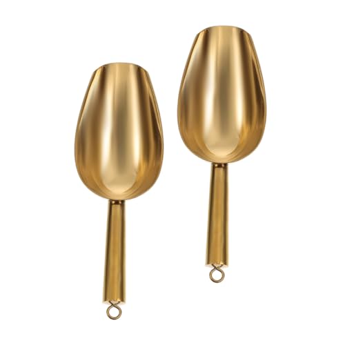 CLISPEED 2 Stücke Eisschaufel mit Flacher Basis Vielseitige Küchen Eiswürfel Schaufel für Tee Getreide Robuste Food Scoop für Kaffee Tee Popcorn Haustierfutter CLISPEED 2 Stücke Eisschaufel mit Flacher Basis Vielseitige Küchen Eiswürfel Schaufel für Tee Getreide Robuste Food Scoop für Kaffee Tee Popcorn Haustierfutter von CLISPEED