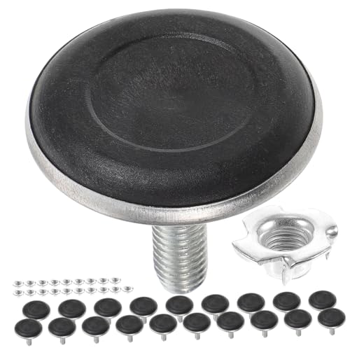 CLISPEED 20 Sätze Teiliges Verstellbares Möbelfuß Nivellierset mit Schrauben und Vierkantmuttern Höhenverstellbare Möbelbeine für Tische Stühle Aufbewahrungsmöbel Kratzfeste Bodenschoner CLISPEED 20 Sätze Teiliges Verstellbares Möbelfuß Nivellierset mit Schrauben und Vierkantmuttern Höhenverstellbare Möbelbeine für Tische Stühle Aufbewahrungsmöbel Kratzfeste Bodenschoner von CLISPEED