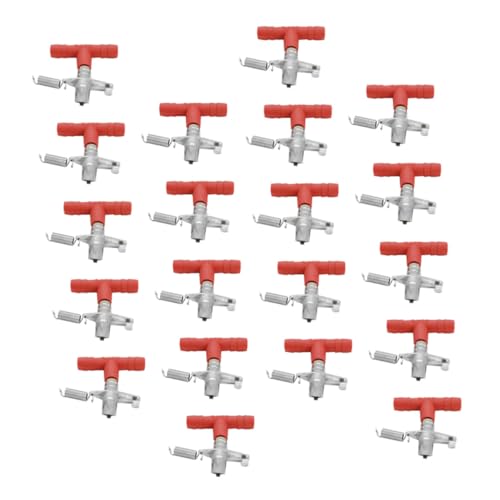 CLISPEED 20 Stück Automatischer Kaninchen Wasserspender mit Federhahn Installieren Verstellbar Langlebig und für Kaninchenkäfig Zubehör und Tränken CLISPEED 20 Stück Automatischer Kaninchen Wasserspender mit Federhahn Installieren Verstellbar Langlebig und für Kaninchenkäfig Zubehör und Tränken von CLISPEED