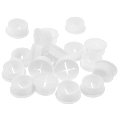 CLISPEED 20 Stück Gummi kabeldurchführungen Rund Kabelschutz für Schreibtisch Wand Montage Weiß Robust und Langlebig für Büro Elektronikgeräte CLISPEED 20 Stück Gummi kabeldurchführungen Rund Kabelschutz für Schreibtisch Wand Montage Weiß Robust und Langlebig für Büro Elektronikgeräte von CLISPEED
