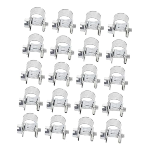 CLISPEED 20 Stück Mini Schlauchschellen aus Verzinktem Eisen Verstellbare Kraftstoffleitung Klemmen Korrosionsbeständige Wasserrohr Schellen Flexibel und Robust für Schläuche Vielseitig CLISPEED 20 Stück Mini Schlauchschellen aus Verzinktem Eisen Verstellbare Kraftstoffleitung Klemmen Korrosionsbeständige Wasserrohr Schellen Flexibel und Robust für Schläuche Vielseitig von CLISPEED