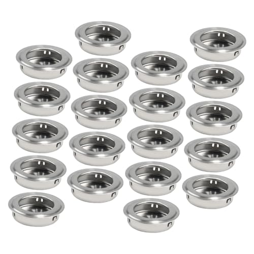 CLISPEED 20 Stück Teiliges Edelstahl Eingelassene Unsichtbare Möbelgriffe für Küchen Badezimmerschränke Robuste Versteckte Türgriffe Geeignet für Schränke Kleiderschränke CLISPEED 20 Stück Teiliges Edelstahl Eingelassene Unsichtbare Möbelgriffe für Küchen Badezimmerschränke Robuste Versteckte Türgriffe Geeignet für Schränke Kleiderschränke von CLISPEED