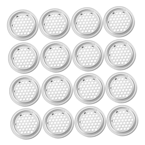 CLISPEED 20 Stück Teiliges Edelstahl Lüftungsgitter Ømm Rundes Belüftungsloch mit Wabendesign Staub und Windgeschützt Einfache Montage für Möbel Schränke Kleiderschränke Effektive CLISPEED 20 Stück Teiliges Edelstahl Lüftungsgitter Ømm Rundes Belüftungsloch mit Wabendesign Staub und Windgeschützt Einfache Montage für Möbel Schränke Kleiderschränke Effektive von CLISPEED