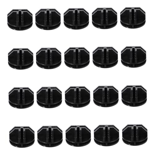 CLISPEED 20 Stück Teiliges Kunststoff Würfelverbinder aus Abs Geruchlos Robust Modular für Steckregale und Aufbewahrungsschränke Einfache Montage Wiederverwendbar Geeignet für Innenräume von CLISPEED