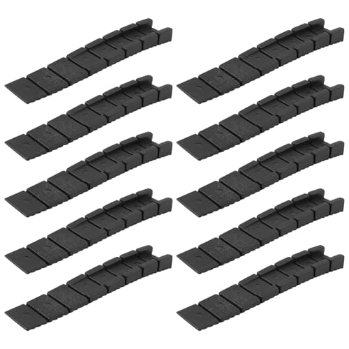 CLISPEED 20 Stück Teiliges Möbel Tisch ausgleichskeile mit Rutschfester Genuteter Unterseite Stabilisierende Möbelkeile für Schränke Tische Stühle DIY Heimwerker Ausgleich bei Unebenem von CLISPEED