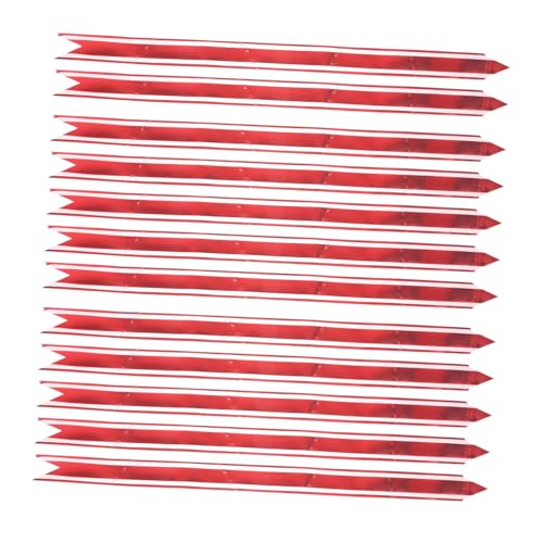 CLISPEED 20 Stück Teiliges Pull Ribbon Schleifen in Rot Langlebige DIY Geschenkverpackungsdekoration für Weihnachten Hochzeit Festliche Blumen und Geschenkdeko Einfach Anzubringen von CLISPEED