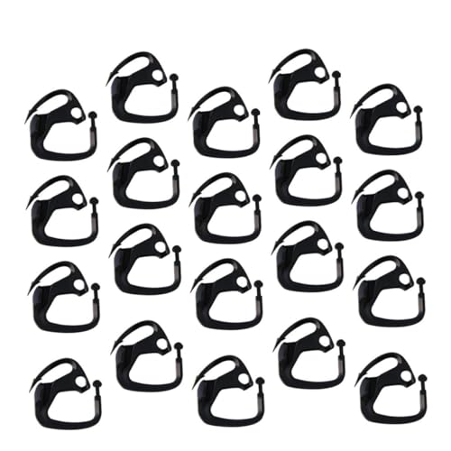 CLISPEED 20 Stück Teiliges Shade Net Clips aus Langlebigem UV beständigem Kunststoff mit Beweglichem Verriegelungsmechanismus zur Einfachen Befestigung von Schattiernetzen im Garten und von CLISPEED