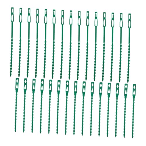 CLISPEED 200 Stück Teiliges Garten Pflanzenbinder Flexibel Vielseitig Einsetzbar Lang Grün zur Befestigung von Pflanzen Kabeln und Blumen für Garten Büro und Heimgebrauch von CLISPEED