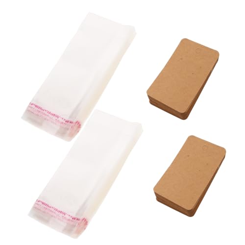 CLISPEED 200sätze Ohrringkarten Kraftpapier Blanko Karten Mit Transparenten Beuteln Für Schmuckpräsentation DIY-projekte Und Einzelhandel CLISPEED 200sätze Ohrringkarten Kraftpapier Blanko Karten Mit Transparenten Beuteln Für Schmuckpräsentation DIY-projekte Und Einzelhandel von CLISPEED