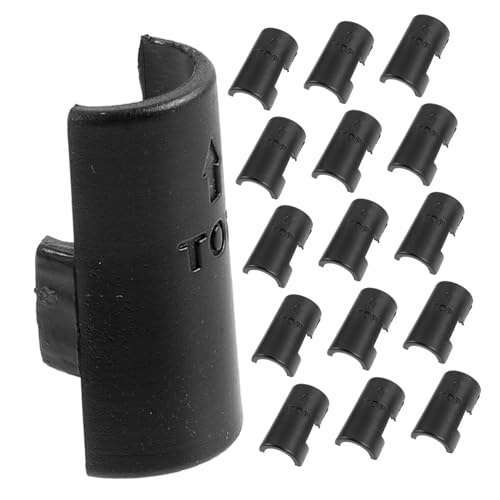 CLISPEED 24 Stück Teiliges Drahtregal befestigungsclips Stabile für Stangen Regalhalter zur Sicherung und Verriegelung von Drahtregalen Einfach zu Montieren und Langlebig von CLISPEED