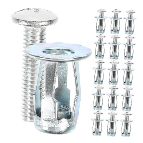 CLISPEED 25 Sätze Teiliges Gewindeeinsätze Set mit Spreizmutter Schraubenanker für Robuste Eingelassene Schraubmuttern für Möbel und Boote Einfache Montage Zuverlässige Befestigung CLISPEED 25 Sätze Teiliges Gewindeeinsätze Set mit Spreizmutter Schraubenanker für Robuste Eingelassene Schraubmuttern für Möbel und Boote Einfache Montage Zuverlässige Befestigung von CLISPEED