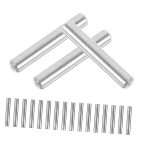 CLISPEED 25 Stück Teiliges Edelstahl Runddübel Präzise Stabile Regalbodenträger Möbel Befestigung Metall Möbelbau DIY Geeignet für Schränke Ablagen Industriebereich von CLISPEED