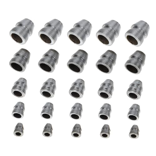 CLISPEED 25 Stück Teiliges Rundkeil aus Robustem Eisen Langlebig und Rostfrei zum Verstärken von Klauenhammer Schlitten Verhindert Grifflockerung Einfache Montage Passend für Holzhammer von CLISPEED