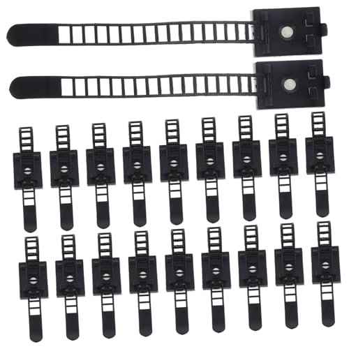CLISPEED 25Stücke Verstellbare Kabelclips Selbstklebende Kabelbinder für Effektives Kabelmanagement Am Schreibtisch Kabelhalter für Zuhause und Büro CLISPEED 25Stücke Verstellbare Kabelclips Selbstklebende Kabelbinder für Effektives Kabelmanagement Am Schreibtisch Kabelhalter für Zuhause und Büro von CLISPEED