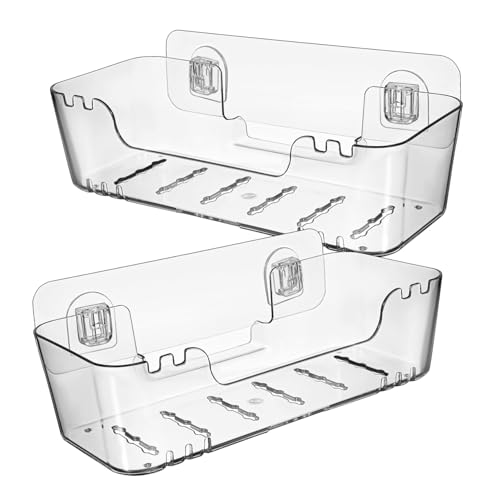 CLISPEED 2Stücke Transparente Organizer für Toilettenpapier und Handtücher Selbstklebend Design Einfache Installation ohne Bohren CLISPEED 2Stücke Transparente Organizer für Toilettenpapier und Handtücher Selbstklebend Design Einfache Installation ohne Bohren von CLISPEED